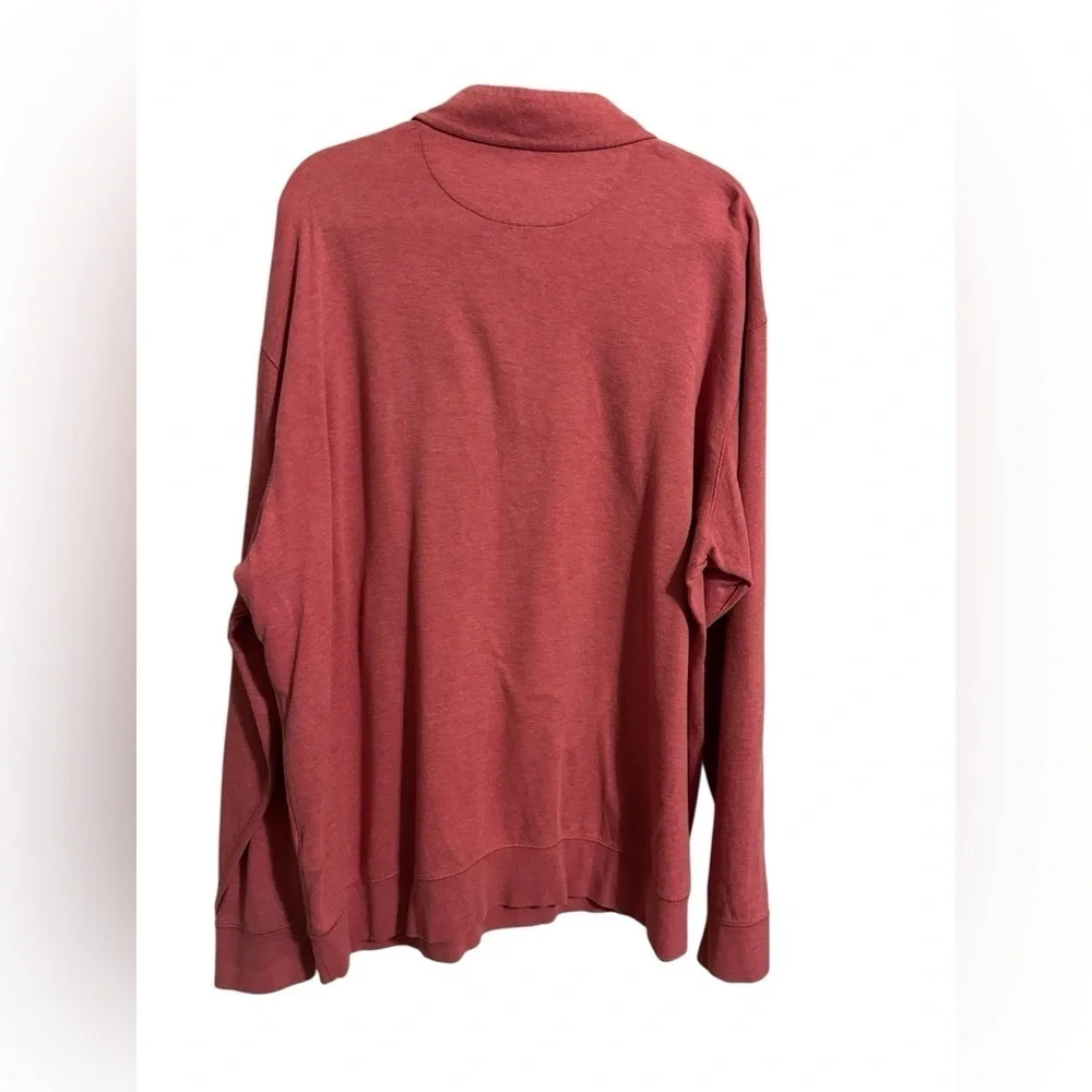 Polo by Ralph Lauren Performance Men's‎ Coral Zip-Up Sweater Size XLT Preppy